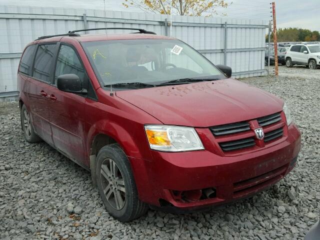 2D4RN4DE4AR106144 - 2010 DODGE GRAND CARA RED photo 1