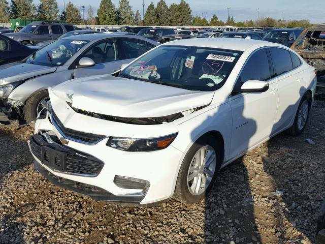 1G1ZE5ST0HF108570 - 2017 CHEVROLET MALIBU LT WHITE photo 2