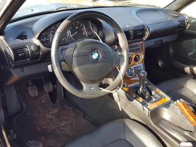 WBACN334X1LK47389 - 2001 BMW Z3 2.5 BLACK photo 9