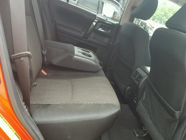 JTEBU5JR6G5402475 - 2016 TOYOTA 4RUNNER SR RED photo 6