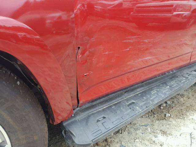 JTEBU5JR6G5402475 - 2016 TOYOTA 4RUNNER SR RED photo 9