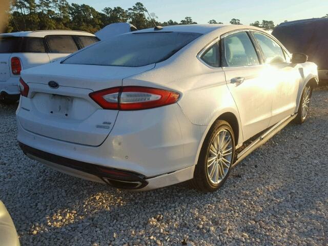 3FA6P0H95FR263818 - 2015 FORD FUSION SE WHITE photo 4