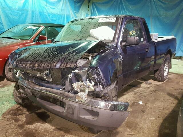 1FTYR44E73PA44398 - 2003 FORD RANGER SUP BLUE photo 2