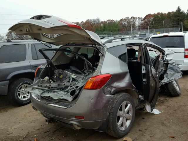 JN8AZ18W79W101432 - 2009 NISSAN MURANO S SILVER photo 4