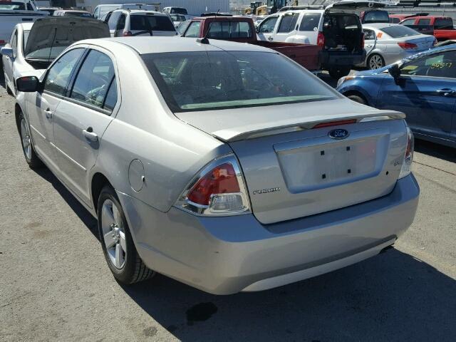 3FAHP07Z08R257423 - 2008 FORD FUSION SE GRAY photo 3