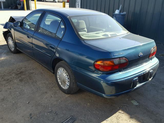 1G1ND52J62M594515 - 2002 CHEVROLET MALIBU GREEN photo 3