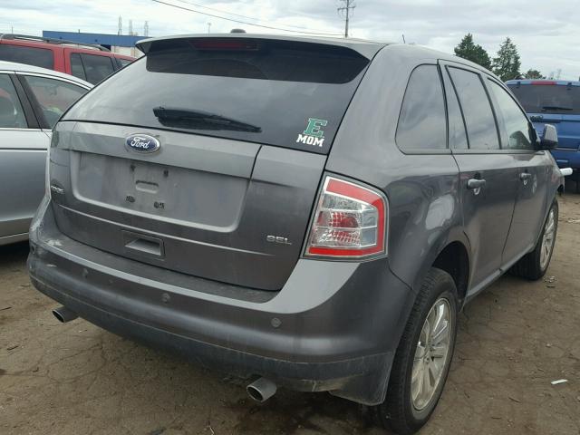 2FMDK3JC3ABB64022 - 2010 FORD EDGE SEL GRAY photo 4