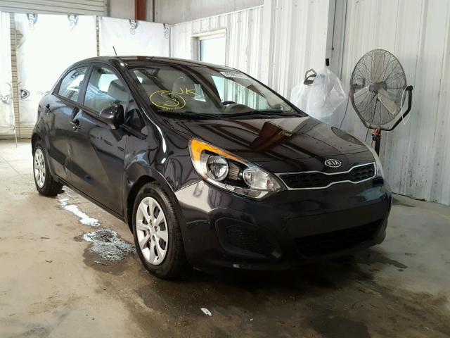 KNADN5A33C6080062 - 2012 KIA RIO BLACK photo 1