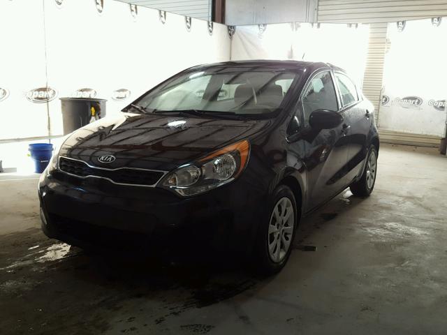 KNADN5A33C6080062 - 2012 KIA RIO BLACK photo 2