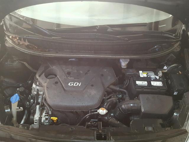 KNADN5A33C6080062 - 2012 KIA RIO BLACK photo 7