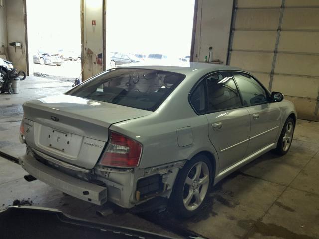 4S3BL616X77200858 - 2007 SUBARU LEGACY 2.5 SILVER photo 4