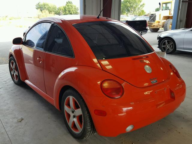 3VWCD21C92M447090 - 2002 VOLKSWAGEN NEW BEETLE 橙色 照片 3