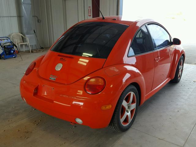 3VWCD21C92M447090 - 2002 VOLKSWAGEN NEW BEETLE 橙色 照片 4