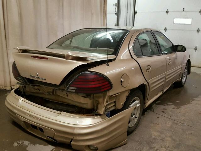 1G2NF52F42C278148 - 2002 PONTIAC GRAND AM S GOLD photo 4