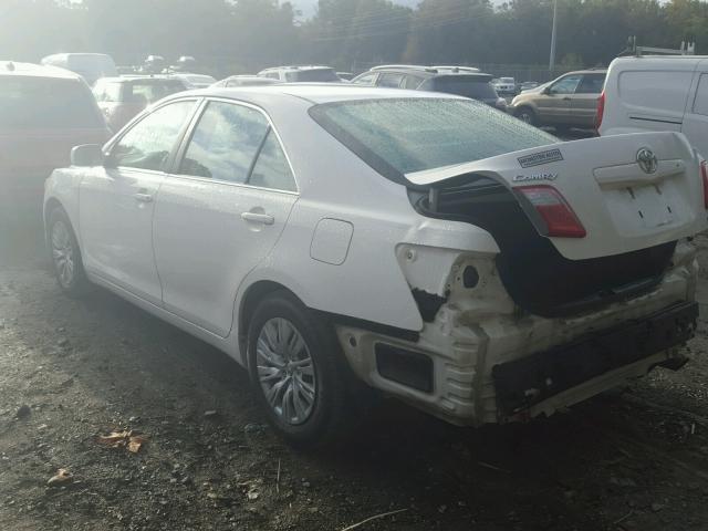 4T1BE46K29U823086 - 2009 TOYOTA CAMRY BASE თეთრი ფოტო 3