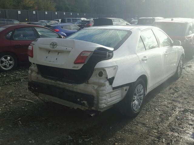 4T1BE46K29U823086 - 2009 TOYOTA CAMRY BASE WHITE photo 4