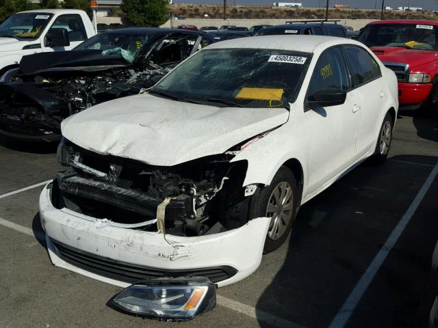 3VW2K7AJ2EM209311 - 2014 VOLKSWAGEN JETTA BASE 白色 照片 2