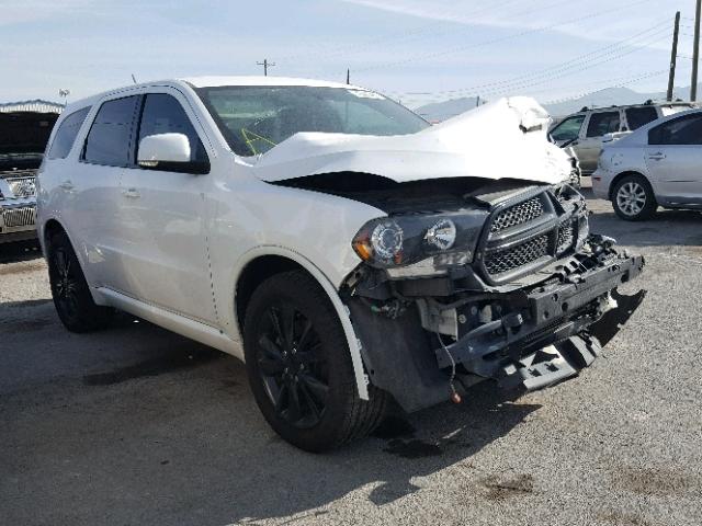 1C4SDJCT7DC670285 - 2013 DODGE DURANGO R/ WHITE photo 1