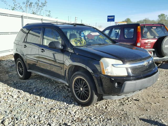 2CNDL73F856064847 - 2005 CHEVROLET EQUINOX LT BLACK photo 1