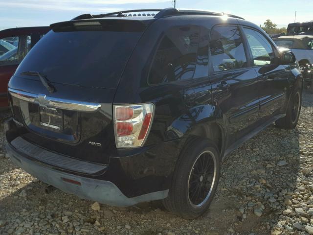 2CNDL73F856064847 - 2005 CHEVROLET EQUINOX LT BLACK photo 4