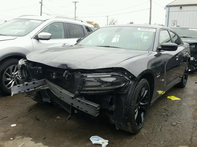 2C3CDXCT8GH319057 - 2016 DODGE CHARGER R/ GRAY photo 2