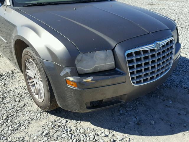 2C3KA43D89H539376 - 2009 CHRYSLER 300 GRAY photo 9