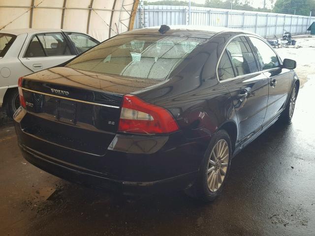 YV1AS982171042524 - 2007 VOLVO S80 BLACK photo 4