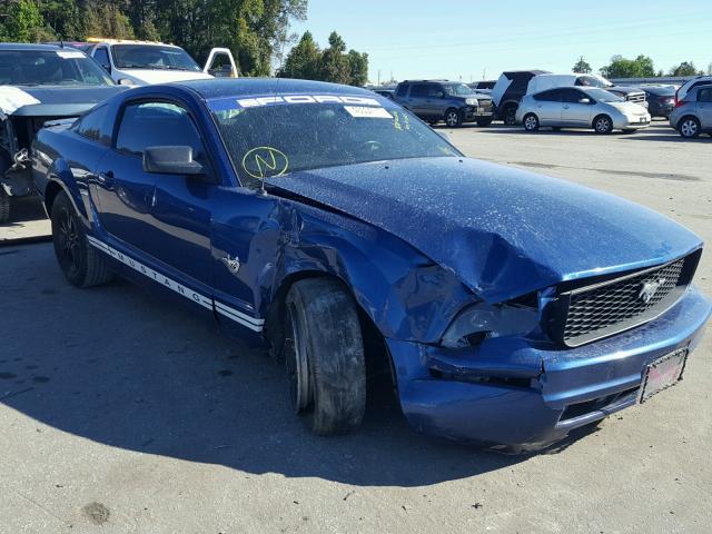 1ZVHT80N195106457 - 2009 FORD MUSTANG BLUE photo 1