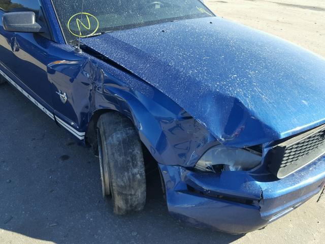 1ZVHT80N195106457 - 2009 FORD MUSTANG BLUE photo 9