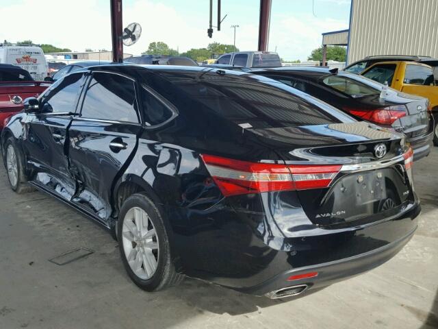 4T1BK1EB6EU086185 - 2014 TOYOTA AVALON BAS BLACK photo 3