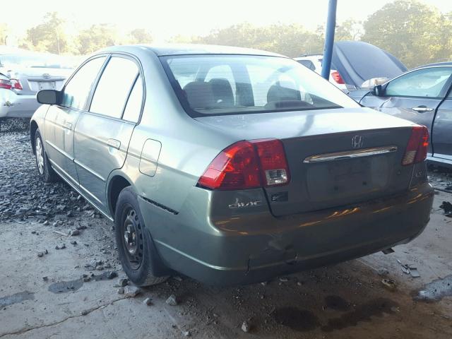 2HGES16503H525747 - 2003 HONDA CIVIC GREEN photo 3