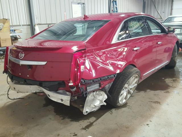 2G61P5S32D9112351 - 2013 CADILLAC XTS LUXURY RED photo 4