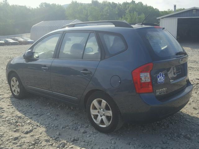 KNAFG529097274329 - 2009 KIA RONDO BASE BLUE photo 3