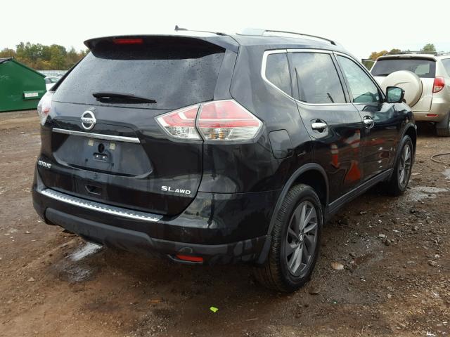 5N1AT2MV2GC798857 - 2016 NISSAN ROGUE S BLACK photo 4