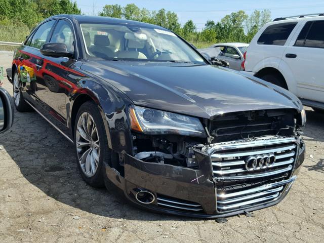 WAURVAFD5CN004834 - 2012 AUDI A8 L QUATT BLACK photo 1