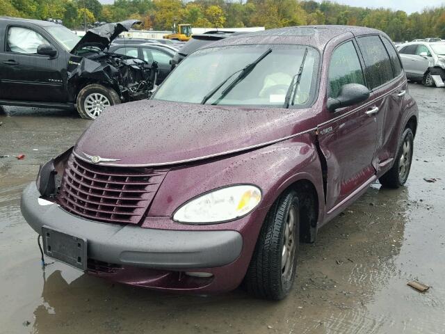 3C8FY4BB21T511527 - 2001 CHRYSLER PT CRUISER PURPLE photo 2