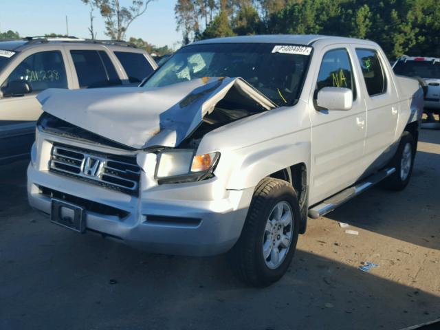 2HJYK16427H519355 - 2007 HONDA RIDGELINE SILVER photo 2