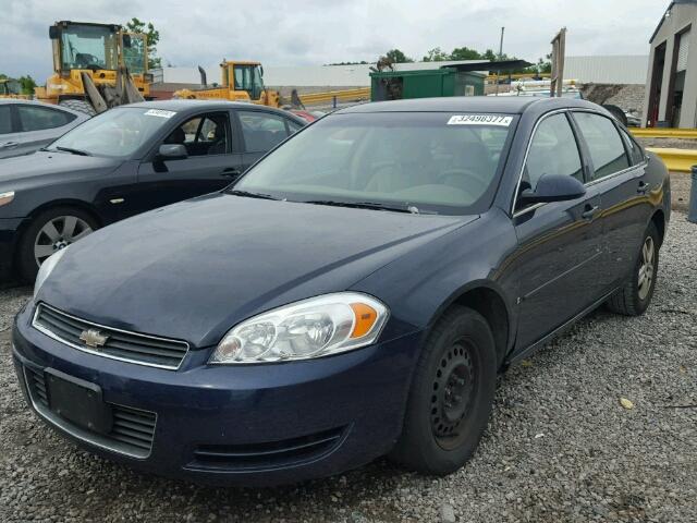 2G1WB58K079406473 - 2007 CHEVROLET IMPALA LS BLUE photo 2