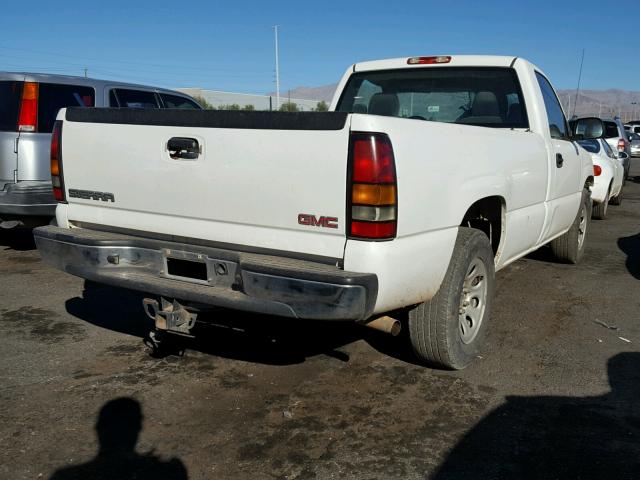 1GTEC14V07E128938 - 2007 GMC NEW SIERRA WHITE photo 4