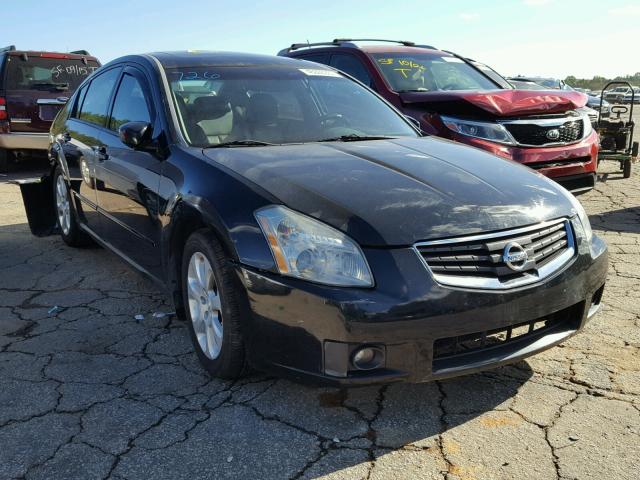 1N4BA41E07C852595 - 2007 NISSAN MAXIMA BLACK photo 1