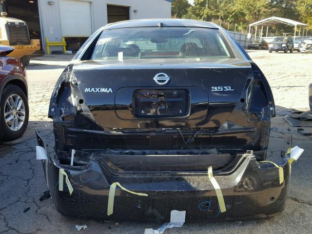 1N4BA41E07C852595 - 2007 NISSAN MAXIMA BLACK photo 9