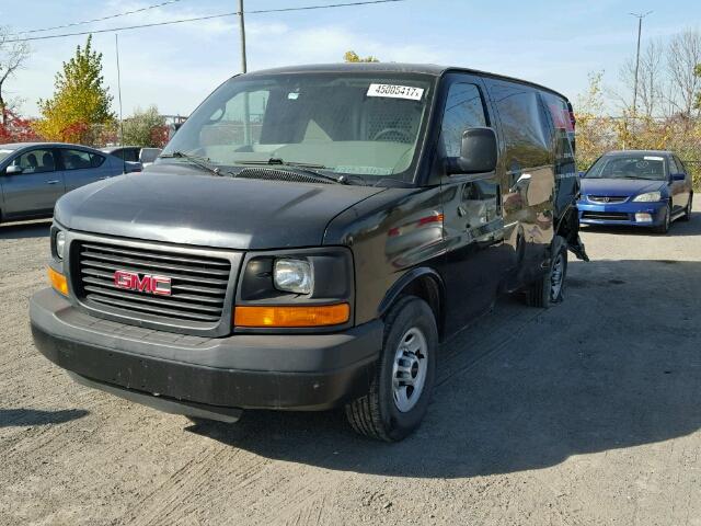 1GTW7FBA9E1127104 - 2014 GMC SAVANA G25 BLACK photo 2