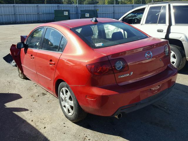 JM1BK12F351227887 - 2005 MAZDA 3 I RED photo 3