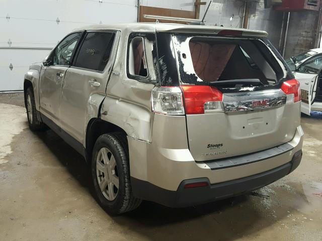 2GKALMEK3F6270180 - 2015 GMC TERRAIN SL TAN photo 3