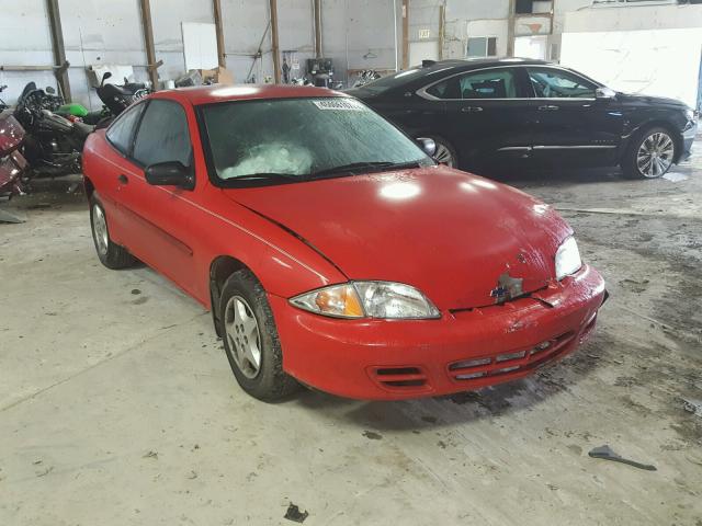 1G1JC124927248641 - 2002 CHEVROLET CAVALIER RED photo 1