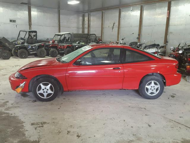 1G1JC124927248641 - 2002 CHEVROLET CAVALIER RED photo 9