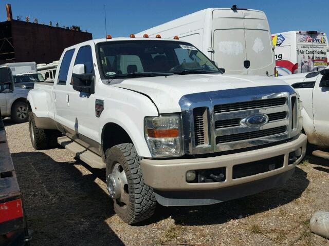 1FTWW33R48EC42700 - 2008 FORD F350 WHITE photo 1