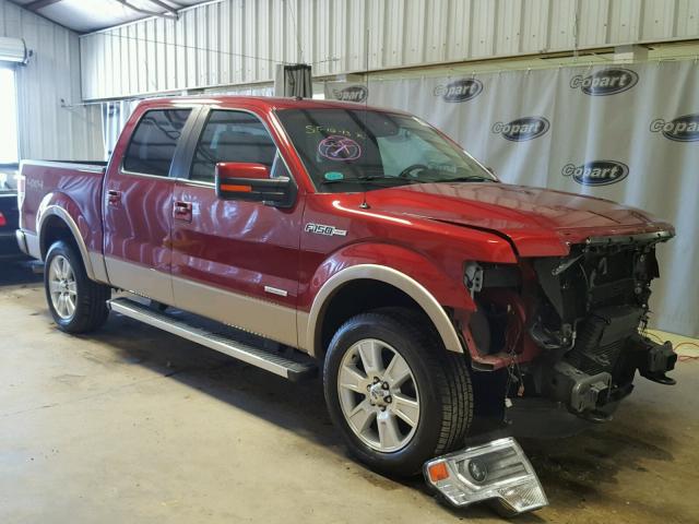 1FTFW1ET0DFB26279 - 2013 FORD F150 RED photo 1