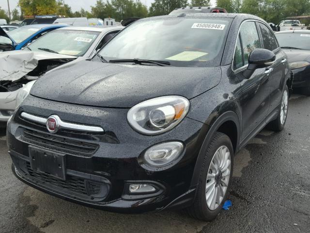 ZFBCFYDT2GP360518 - 2016 FIAT 500X LOUNG BLACK photo 2