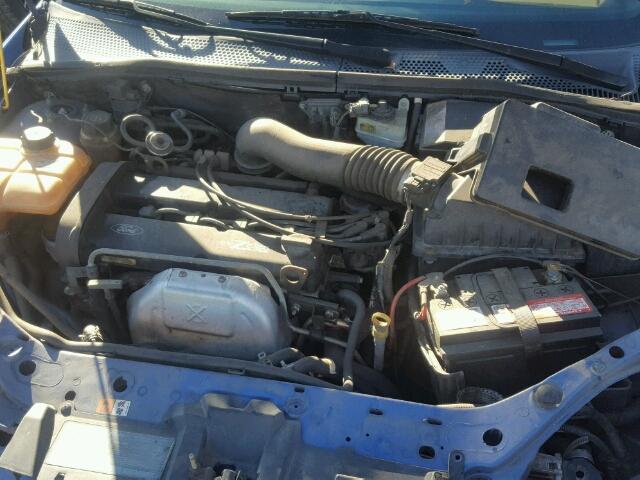 3FAFP31363R129841 - 2003 FORD FOCUS ZX3 BLUE photo 7